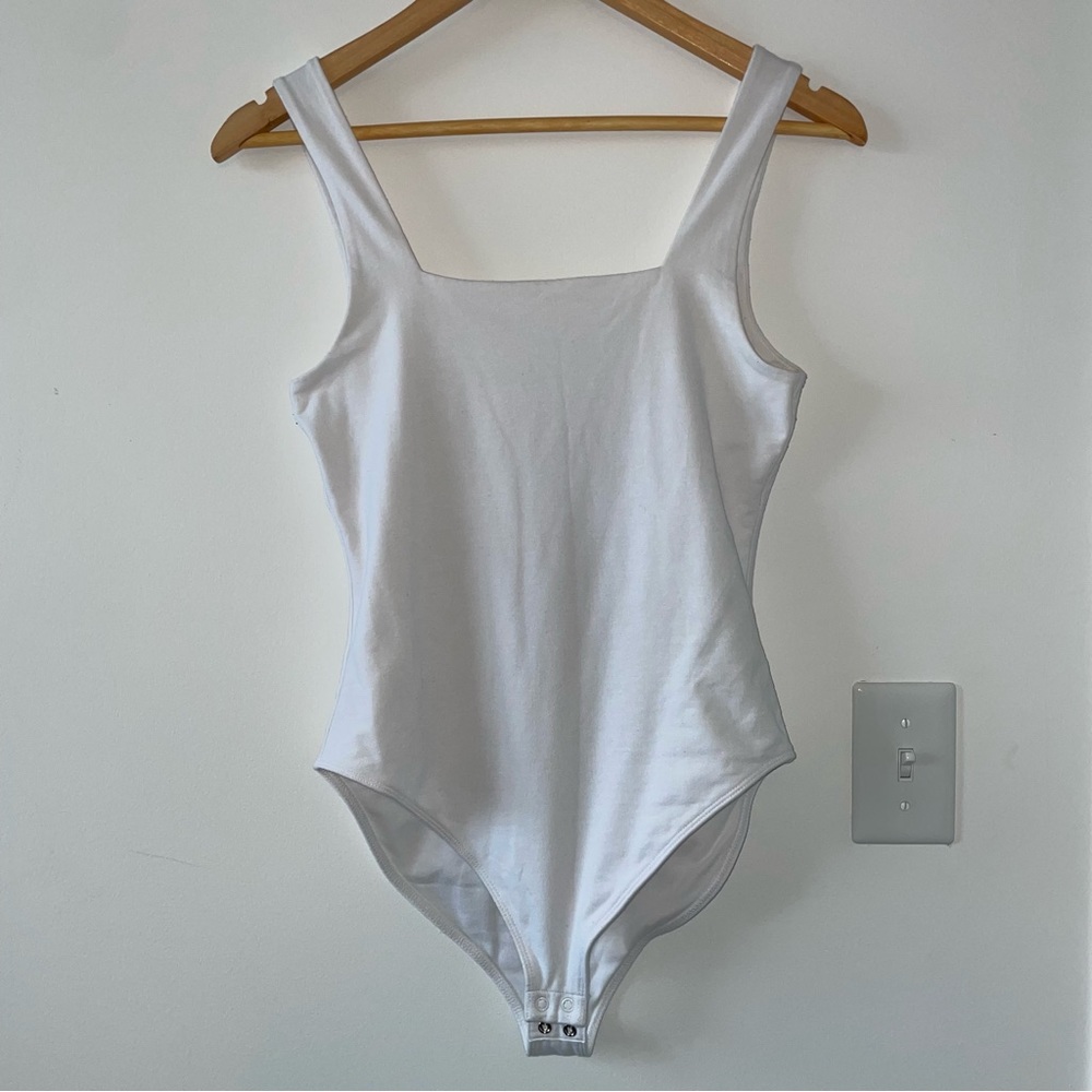 Old Navy White Tank Top Bodysuit
